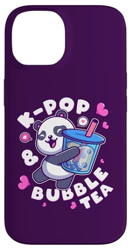 Hülle für iPhone 14 Panda, K-Pop & Bubble Tea, Koreanische Musik, Niedlich von Korean Pop Music Design by Content Design Studio