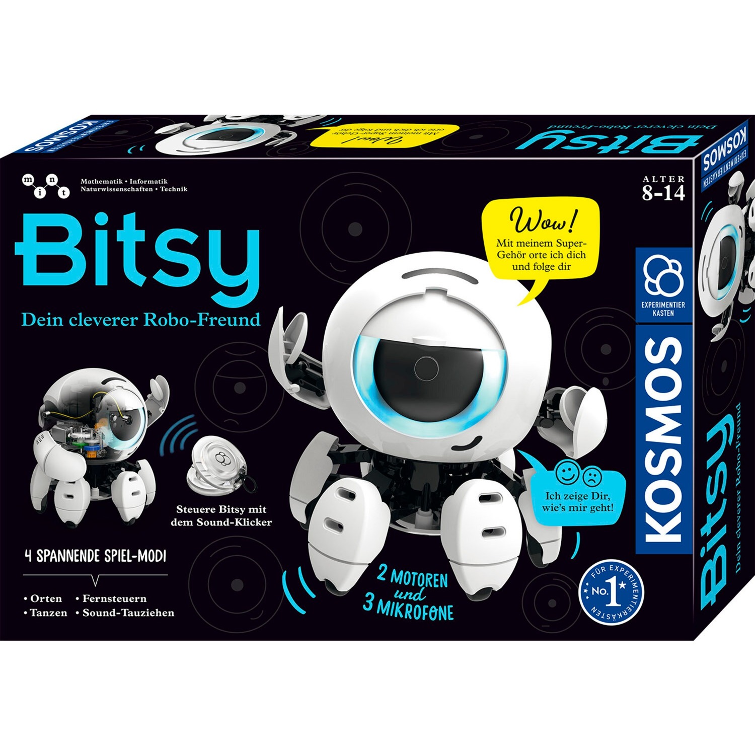 Bitsy - Dein cleverer Robo-Freund, Experimentierkasten von Kosmos