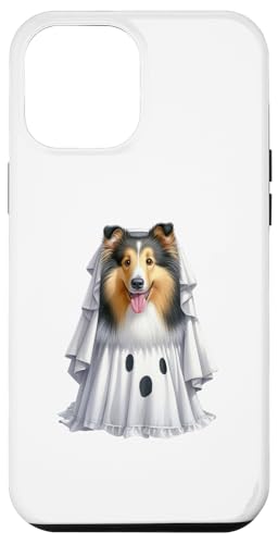 Hülle für iPhone 13 Pro Max Halloween-Kostüm lustiger Geisterhund von Kostüm für Halloween lustiger Geisterhund