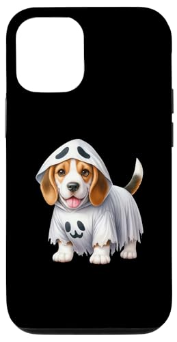 Hülle für iPhone 15 Pro Halloween-Kostüm lustiger Geisterhund von Kostüm für Halloween lustiger Geisterhund