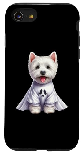 Hülle für iPhone SE (2020) / 7 / 8 Halloween-Kostüm lustiger Geisterhund von Kostüm für Halloween lustiger Geisterhund