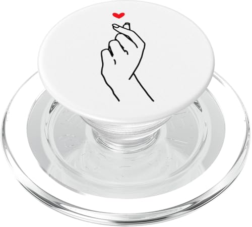 Koreanische Kpop-Artikel K-Pop-Merchandise Kdrama K-Drama Heart PopSockets PopGrip für MagSafe von Kpop Gifts Co.