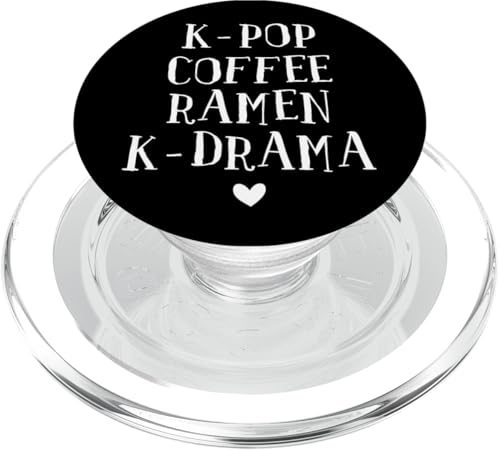 Kpop für Mädchen Kdrama Merchandise K-Pop Coffee Ramen PopSockets PopGrip für MagSafe von Kpop Gifts Co.