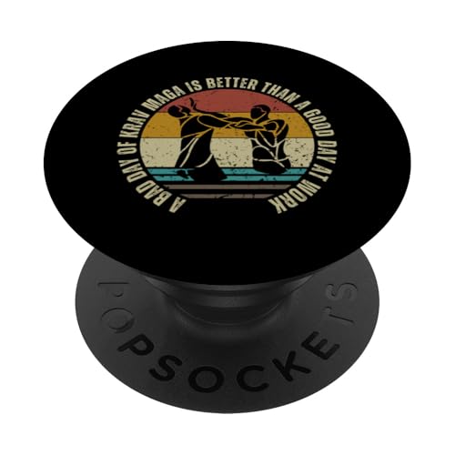 Ein schlechter Tag von Krav Maga Lustiges Krav Maga PopSockets mit austauschbarem PopGrip von Krav Maga Enthusiast Martial Arts Lifestyle