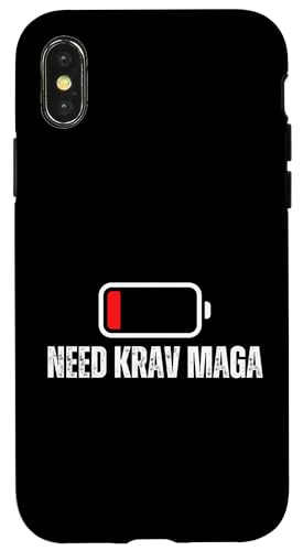 Hülle für iPhone X/XS Krav Maga Coach Krav Maga mit niedrigem Batteriebedarf von Krav Maga Enthusiast Martial Arts Lifestyle