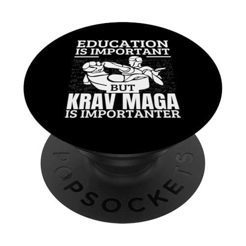 Krav Maga-Ausbildung ist wichtig Krav Maga PopSockets mit austauschbarem PopGrip von Krav Maga Enthusiast Martial Arts Lifestyle