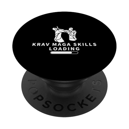 Krav Maga Fähigkeiten Laden Lustiges Krav Maga PopSockets mit austauschbarem PopGrip von Krav Maga Enthusiast Martial Arts Lifestyle