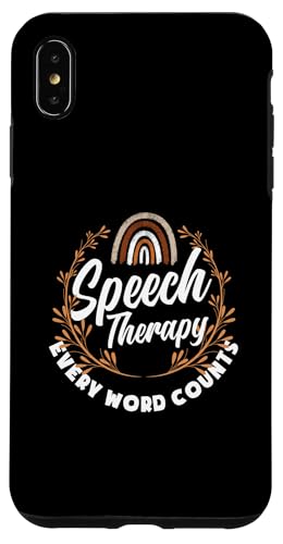 Hülle für iPhone XS Max Speech Therapy Every Word Counts Sprachtherapie von Kreative Geschenke Für Sprachpathologen