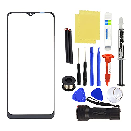 Kripyery Frontglas Reparaturset für Samsung Galaxy A02 A02S A02 A12 A32 A42 A52 A72, Handyglas Bildschirm Ersatz Front Außen Display Touchscreen Reparatur Kit für Samsung Galaxy A12 von Kripyery