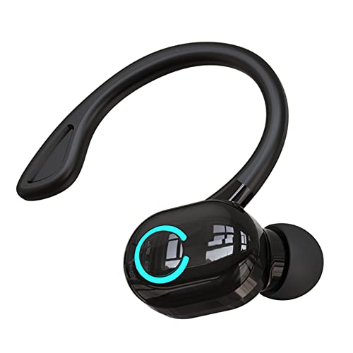 Kripyery Sport Kopfhörer Deep Bass Intelligent Stereo Stable Getriebe Musik Player In-Ear-Wireless-Kopfhörer mit Bluetoth 5.2 Sport-Headsets für Sport Schwarz von Kripyery