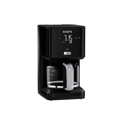 Krups KM6008 Filterkaffeemaschine SMART N LIGHT Schwarz 24h-Timer von Krups