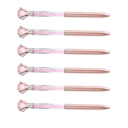 Ksikdeg 6 x Kugelschreiber für Damen und Mädchen, Kristall-Kugelschreiber für das Büro Ksikdeg 6 x Kugelschreiber für Damen und Mädchen, Kristall-Kugelschreiber für das Büro von Ksikdeg