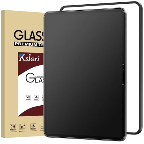 Ksleri Matt Panzer Schutz Glas für iPad Pro 13 M4 (2024) Schutzfolie, 1 Stück Matt Folie für iPad Pro 13 Zoll, 9H Härte Schutzglas Displayschutz, Anti-Fingerabdruck, Blendschutz von Ksleri