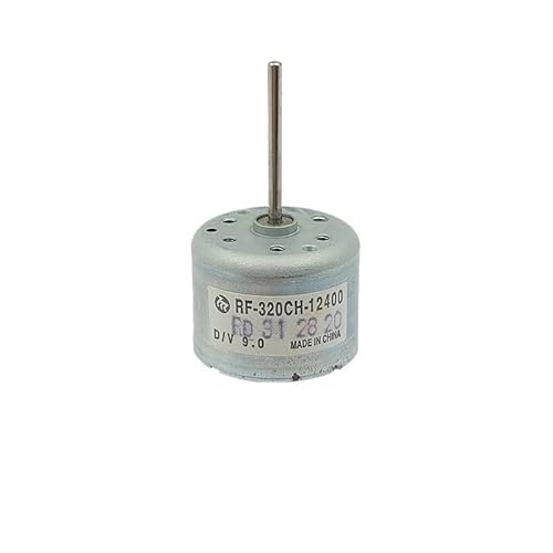 RF-320 electronic starter D/V 9.0 DC 6V 9V 12V 24mm Round Spindle electronic starter 22mm Long Shaft DIY DC DVD Player Accessories Motor Starters von KuRkur