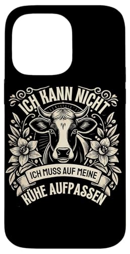 Hülle für iPhone 14 Pro Max Kuh Damen Kühe Kuhliebhaber Bauer Bauernhof Rinder Kuh von Kühe Shirt für Küheliebhaber Geschenke