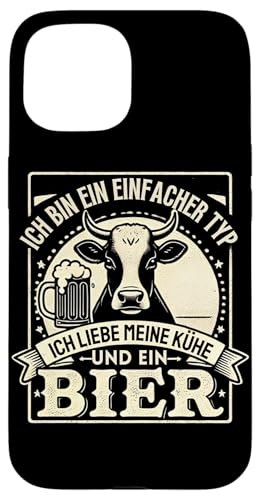 Hülle für iPhone 15 Kuh Kühe Kuhliebhaber Bauer Bauernhof Rinder Kuh von Kühe Shirt für Küheliebhaber Geschenke