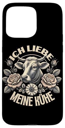 Hülle für iPhone 15 Pro Max Kuh Damen Kühe Kuhliebhaber Bauer Bauernhof Rinder Kuh von Kühe Shirt für Küheliebhaber Geschenke