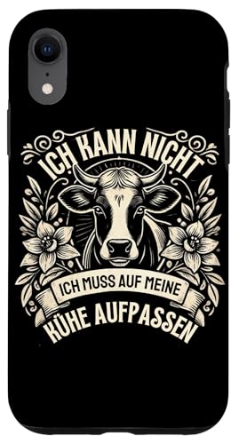 Hülle für iPhone XR Kuh Damen Kühe Kuhliebhaber Bauer Bauernhof Rinder Kuh von Kühe Shirt für Küheliebhaber Geschenke