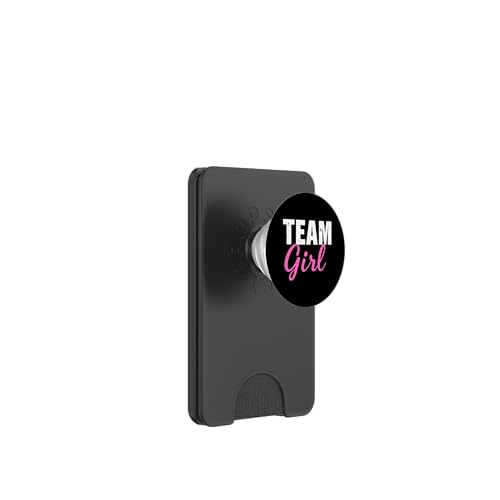 TEAM Girl Bold Typografisch PopSockets PopWallet für MagSafe von Kühnes typografisches Design