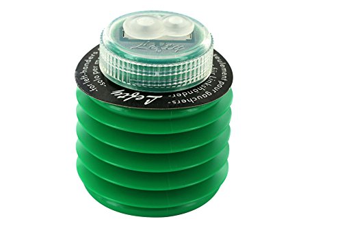 KUM AZ105.26.19-G - Anspitzer mit Behälter 442M2 Softie Lefty G, für Linkshänder, Schraubdeckel, grün, 1 Stück von Kum