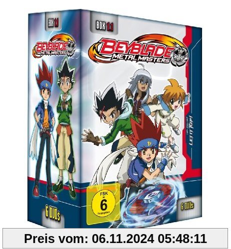 Beyblade Metal Masters - Box 1 (Episoden 1-26) [6 DVDs] von Kunihisa Sugishima