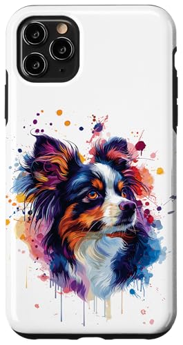 Hülle für iPhone 11 Pro Max Malerei - kunstvoller Papillon von Kunstvolle Papillon Designs