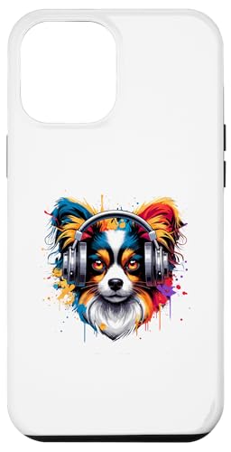 Hülle für iPhone 12 Pro Max Pop Art - farbenfroher Papillon von Kunstvolle Papillon Designs