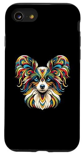 Hülle für iPhone SE (2020) / 7 / 8 Tribal Mandala - kunstvoller Papillon von Kunstvolle Papillon Designs