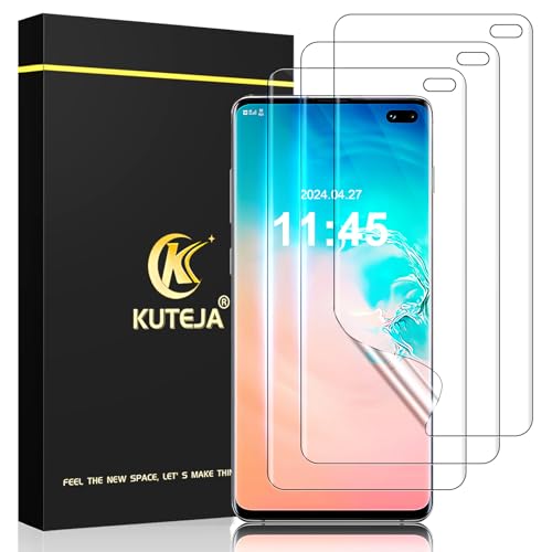 Kuteja [3 Stück] TPU Schutzfolie für Samsung Galaxy S20 Folie, Anti-Kratzen, HD Klar Blasenfreie Weich Samsung S20 Display Schutz, Fingerabdruck-ID Unterstützen von Kuteja