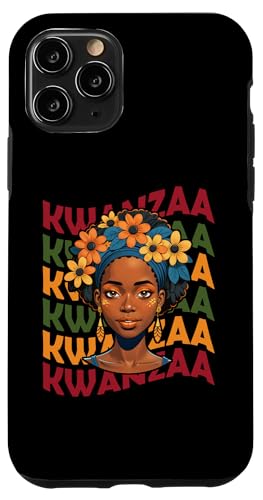 Hülle für iPhone 11 Pro Happy Kwanzaa Black Heritage Holiday Afrikanische Frauen Mädchen von Kwanzaa African American Pride Apparel