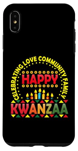 Hülle für iPhone XS Max Happy Kwanzaa feiert Love Kinara Christmas African von Kwanzaa African American Pride Apparel