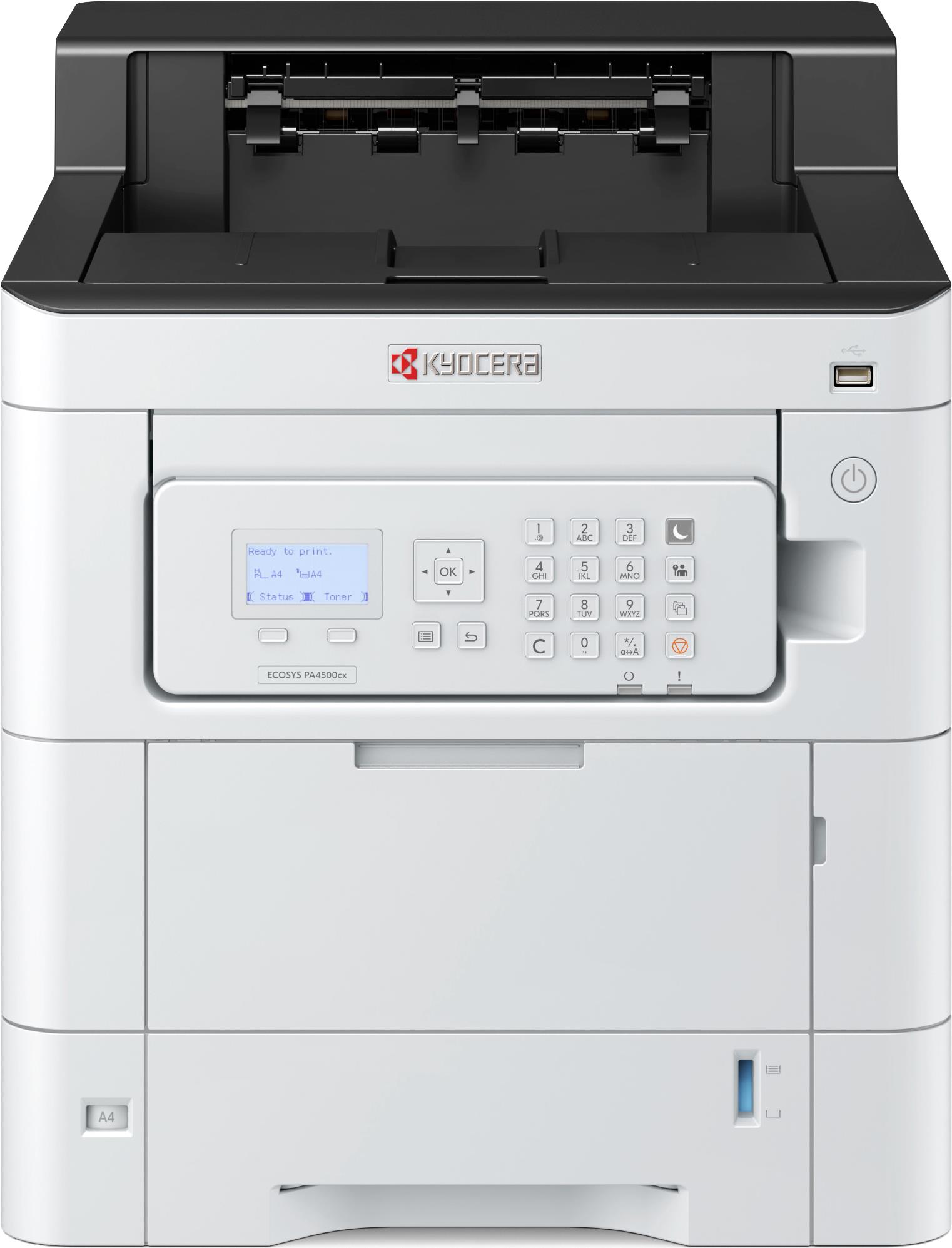 KYOCERA ECOSYS PA4500cx Printer A4 F�rg 45ppm Farbe 1200 x 1200 DPI (1102Z13NL0) von Kyocera