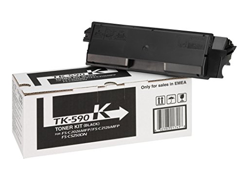 Kyocera 1T02KV0NL0 TK-590K Tonerkartusche 7.000 Seiten, schwarz von Kyocera