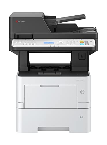 Kyocera Ecosys MA4500x Multifunktionsdrucker Schwarz Weiss, Duplex-Einheit, 45 Seiten pro Minute Drucker Scanner Kopierer, 100+500 Blatt Zufuhr, Gigabit LAN, Mobile Print von Kyocera