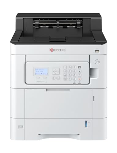 Kyocera Ecosys PA4500cx Laserdrucker Farbe: 45 Seiten pro Minute. Farblaserdrucker mit neigbarem Bedienfeld, Duplex-Einheit, 100+550 Blatt Papierzufuhr, Gigabit LAN, Mobile Print von Kyocera