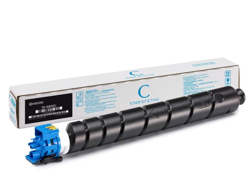 Kyocera Original TK-8800C Toner cyan bis zu 20.000 Seiten (1T02RRCNL0) für EC... von Kyocera