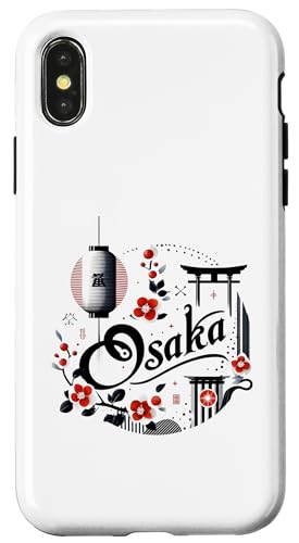 Hülle für iPhone X/XS Japan Traditionelles Motiv Osaka von Kyoto Design Lab