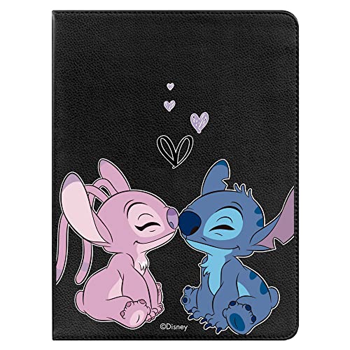 Tablet-Hülle für Samsung Galaxy A7 Lite 2021 Offizielle Disney Lilo & Stitch Kuss. [Tablet-Hülle] [Fallschutz] 360 Grad drehbar [Standfunktion]. von LA CASA DE LAS CARCASAS