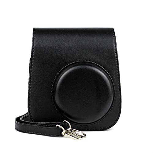 LABOIUF Reine Farbe PU-Leder Umhängetasche Sofortbildkameratasche Kameratasche Handtasche Fit for Fuji Fit for Polaroid Mini11 Kameratasche(A) von LABOIUF