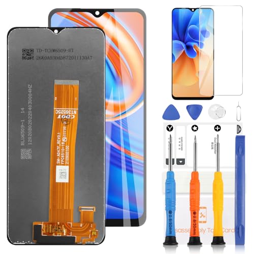 LADYSON TFT LCD Bildschirm für Samsung Galaxy A04S A047F 6,5" Display für SM-A047F SM-A047F/DS SM-A047F/DSN LCD Display Touchscreen Digitizer Assembly Reparaturteile mit Werkzeugen (Schwarz) von LADYSON