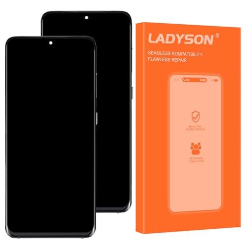 LCD Bildschirm für Honor 70 Lite RBN-NX1 Bildschirm Ersatz für Honor 70 Lite 5G LCD Display Touch Panel Digitizer Glas Montage Reparaturset mit Werkzeug 6,5 Zoll (Schwarz mit Rahmen) von LADYSON