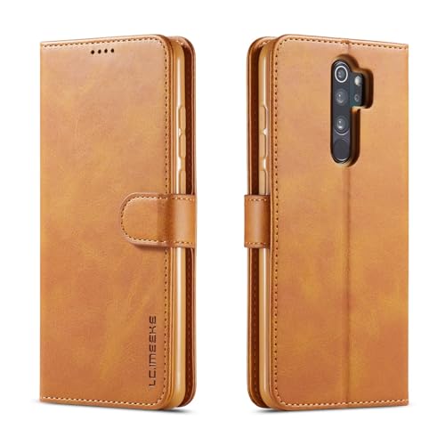 Handy-Klapphülle Compatible with Xiaomi Redmi 9/Poco M2 Wallet Case with Card Holder,[TPU Shockproof Interior Protective Case] [Card Slot] [Kickstand] [Magnetic Closure] Leather Flip Cover Hüllenabdec von LAHDFKAJ