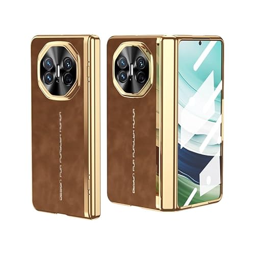 Handy-Klapphülle Kompatibel mit Huawei Mate Hüllenabdeckung(Brown) von LAHDFKAJ