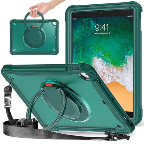 LAHDFKAJ Tablet-Hüllen Hülle Kompatibel mit iPad 5./6 Tablet-PC-Hülle(Dark Green) von LAHDFKAJ