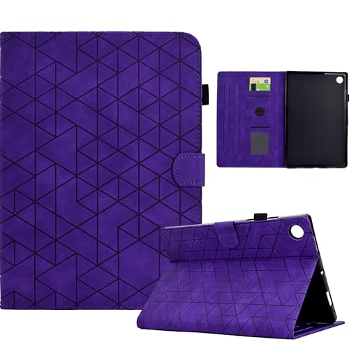 Tablet-Hüllen Premium Leder Folio Stand Cover Case kompatibel mit Samsung Galaxy Tab A9 8,7 Zoll SM-X110/X115/X117 Hülle mit Multi-Winkel-Betrachtung und automatischer Wake-Sleep-Funktion Tablet-PC-Hü von LAHDFKAJ