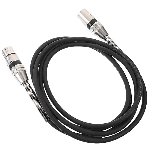 LALADEFIEE 3-poliges Mikrofonkabel Mikrofonteil Mikrofonkabel Für Lautsprecher Mikrofonkabel Von Stecker Auf Buchse Mikrofonzubehör Xlr-zu-xlr-mikrofonkabel Mikrofon Versorgung Pvc Black von LALADEFIEE