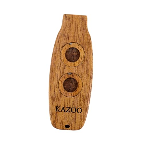 LALADEFIEE Kazoo Musikspielzeug Erwachsenes Instrument Leicht Zu Erlernende Musikinstrumente Gitarrenpartner Blockflöte Aus Holz Musikinstrument Für Erwachsene Light Brown Hölzern von LALADEFIEE