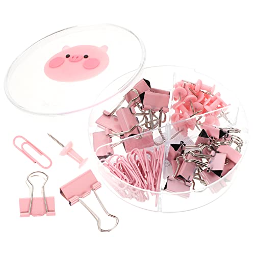 LALAFINA 1 Set Kunststoff Büroklammern Papier Organizer Clips Eisen Kunststoff Binder Clips Groß Büroklammern Rosa LALAFINA 1 Set Kunststoff Büroklammern Papier Organizer Clips Eisen Kunststoff Binder Clips Groß Büroklammern Rosa von LALAFINA