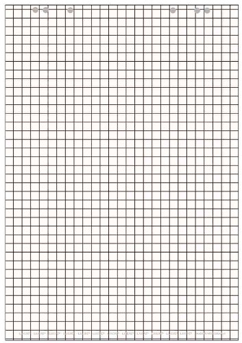 LANDR Flip-Chart-Block, 20 Blatt, kariert / blanko von LANDRE