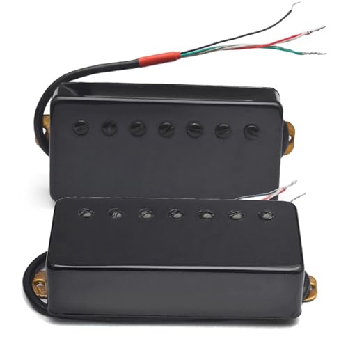 Tonabnehmer Für E-Gitarre Für 7-saitige LP E-Gitarre Doppelspule Pickup Kupferschale Pickup Pickup 5-adrige Doppelspule Kann In Einzelne Geschnitten Werden(B+N A) von LANGLIE